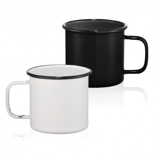 Enamel Metal Mugs Group Colours